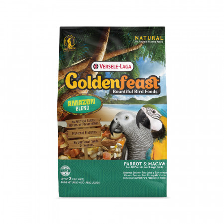 Goldenfeast Amazon Blend Parrot and Macaw Food - 1.36 Kg
