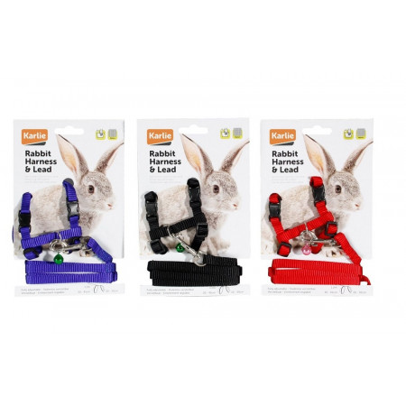 Karlie Rabbit Harness and Leash - Assorted Colors