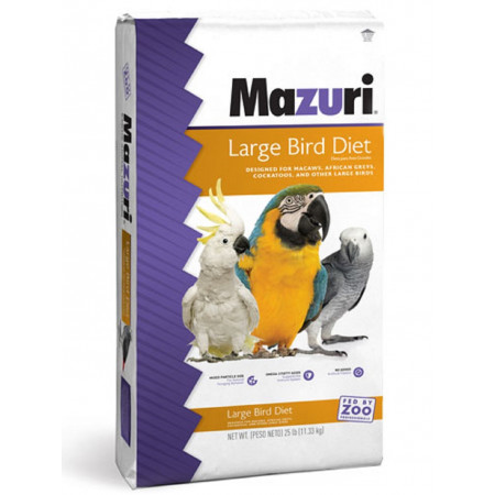 Mazuri Large Bird Diet - 25 Lbs