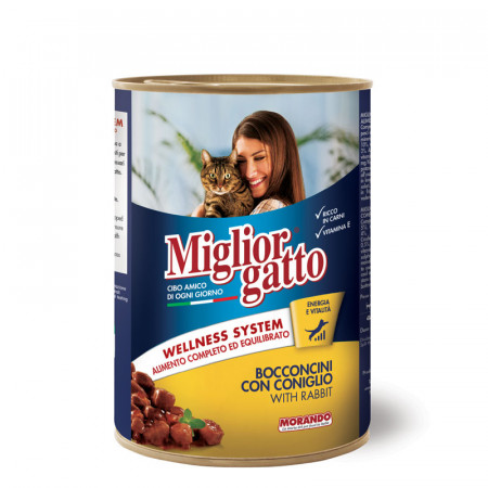 Miglior Gatoo Chunks with Rabbit Cat Wet Food, 405g, Pack of 24