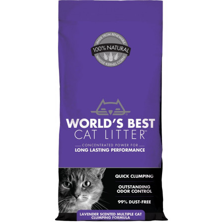 World's Best Cat Litter Scented Multiple Cat Clumping, 8 lb