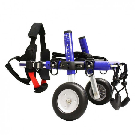 Walkin' Pets Small Dog Wheelchair 6 inch Strut with 4 inch Foam Filled Wheels 