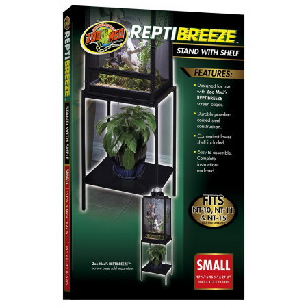 Zoo Med ReptiBreeze Stand with Shelf - Small