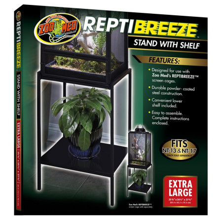 Zoo Med ReptiBreeze Stand with Shelf - XLarge