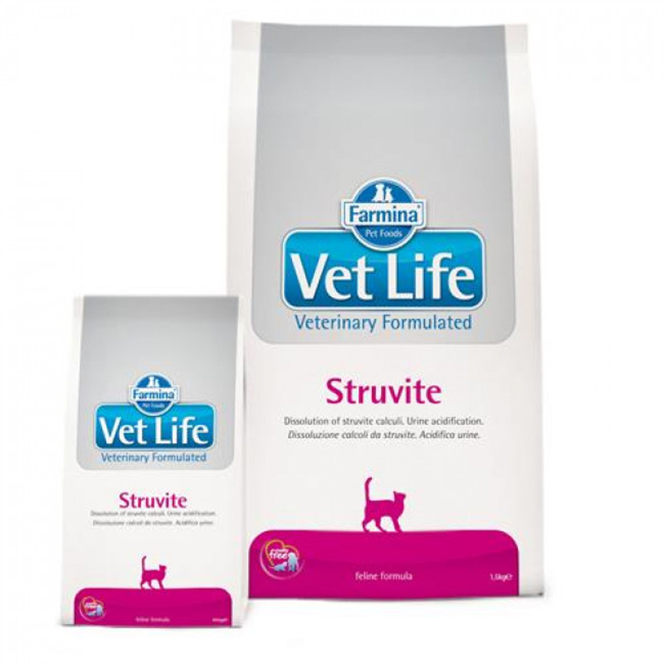 Farmina Vet Life STRUVITE Cat Dry Food, 2 Kg Basic Groups