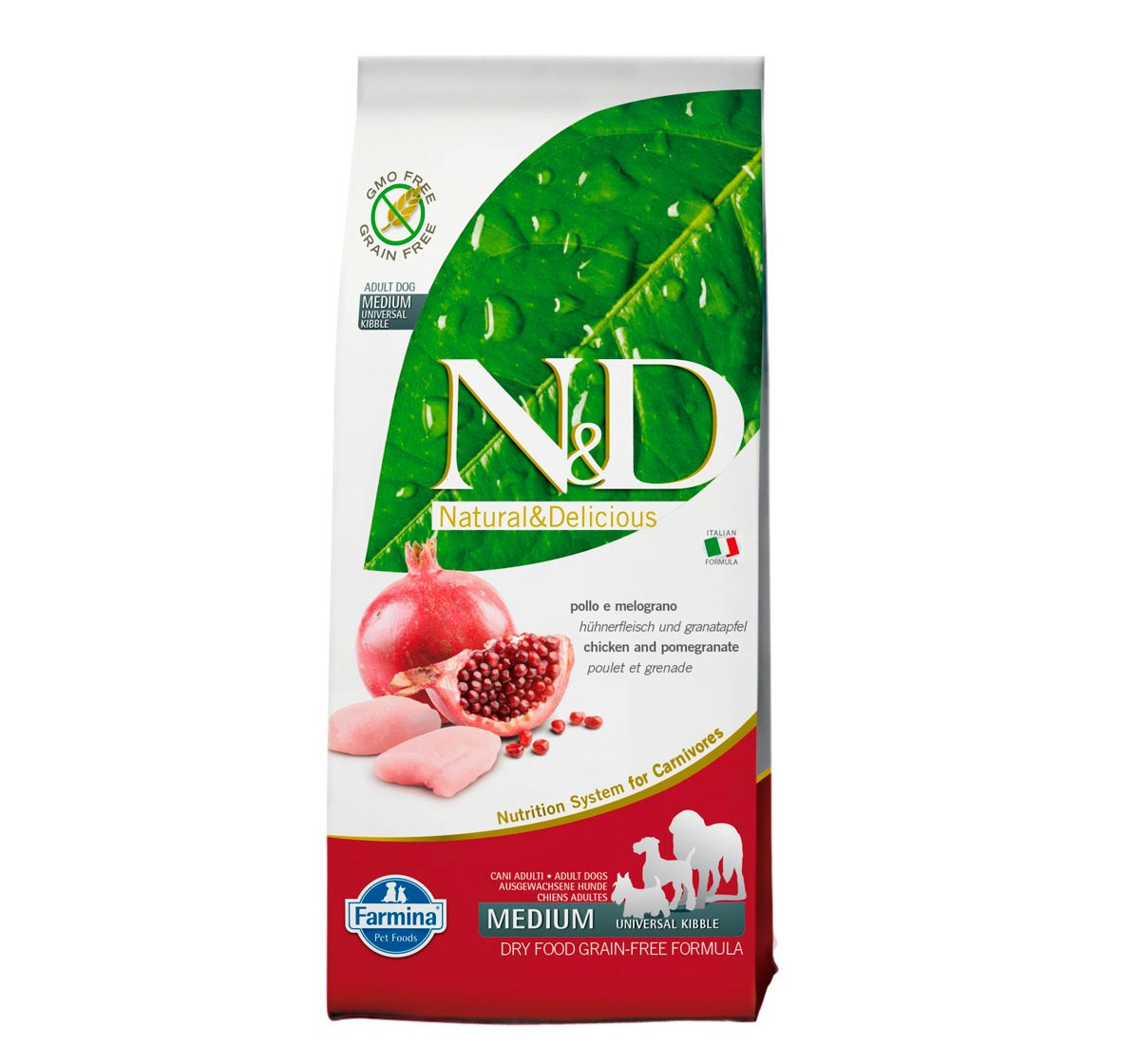 Farmina N&D Chicken and Pomegranate Adult Maxi Dog Food, 25 kg ...