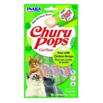 Inaba Churu Cat Pops Tuna with Chicken, 15g x 4 Tubes	