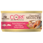 Wellness Core Signature Selects Flake Tuna & Salmon, 79g, Pack of 24