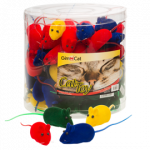 GimCat Tube Soft Mice Cat Toy - Assorted Color