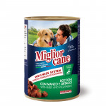 Miglor Cane Chunks with Beef & Vegetable Dog Wet Food, 405g, Pack of 24
